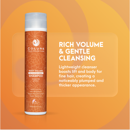 COLURE Body Volume Shampoo, 10 Fl Oz – Volumizing Hair Wash for Fine Thinning Hair, Weightless Sulfate-Free Cleanser