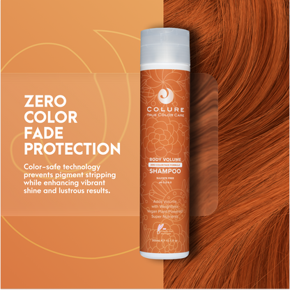 COLURE Body Volume Shampoo, 10 Fl Oz – Volumizing Hair Wash for Fine Thinning Hair, Weightless Sulfate-Free Cleanser