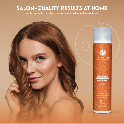 COLURE Body Volume Shampoo, 10 Fl Oz – Volumizing Hair Wash for Fine Thinning Hair, Weightless Sulfate-Free Cleanser