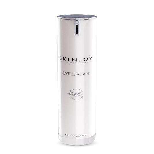 SKINJOY Eye Cream – Caffeine + Peptides to Depuff, Brighten & Smooth with Vitamin B5 (1oz)