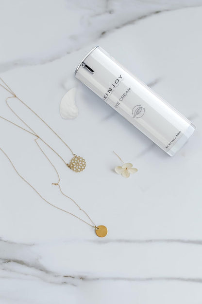 SKINJOY Eye Cream – Caffeine + Peptides to Depuff, Brighten & Smooth with Vitamin B5 (1oz)