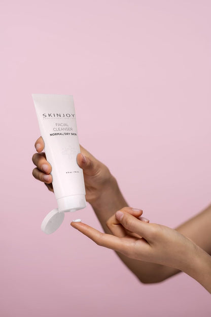 SKINJOY Facial Cleanser – Gentle Hydrating Face Wash for Normal & Dry Skin (4oz)