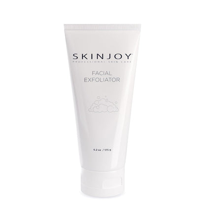 SKINJOY Face Exfoliator – Gentle Jojoba & Beeswax Bead Scrub to Smooth, Brighten & Unclog Pores (6.2 oz)