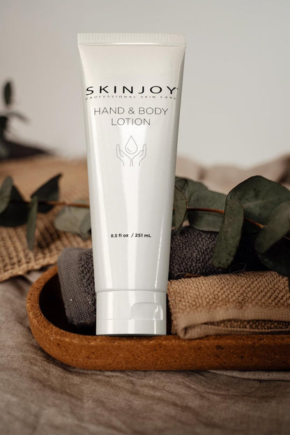 SKINJOY Hand & Body Lotion – Hydrating Moisturizer for Dry Skin with Ceramides, Hyaluronic Acid & Vitamin B5 (8.5oz)