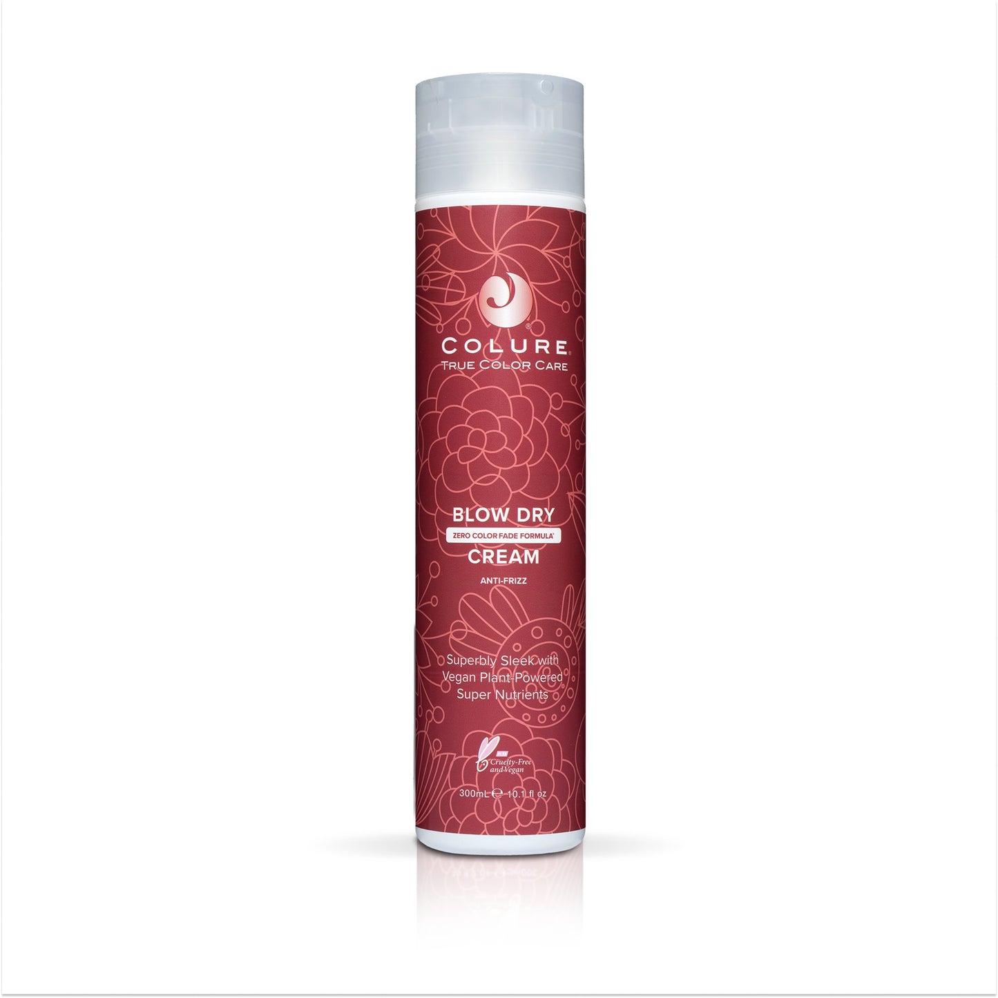 COLURE Blow Dry Cream, 10 Fl Oz – Anti Frizz Heat Protectant Styling Crème & Smoothing Formula for Color Treated Hair